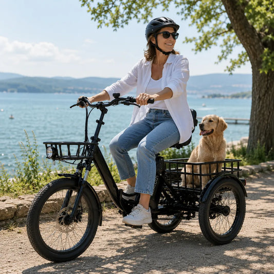 Tricycle électrique pliable